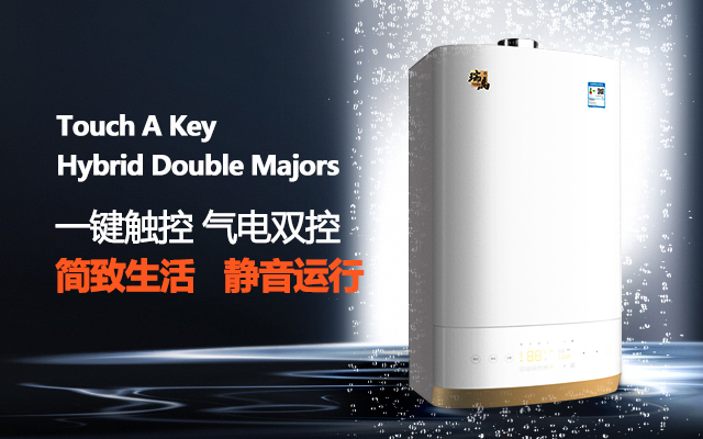 雙能源壁掛爐，省氣25%